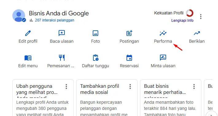 Optimasi Google Business Profile