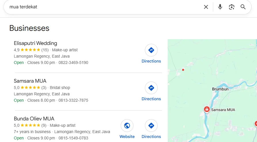 Strategi Promosi MUA di Google Bisnis