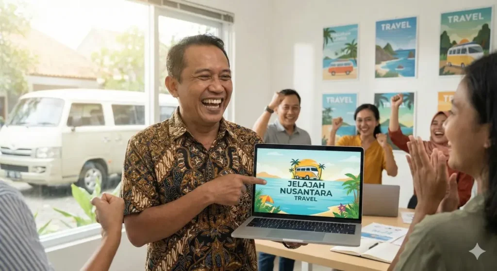 Contoh Website Travel Mobil