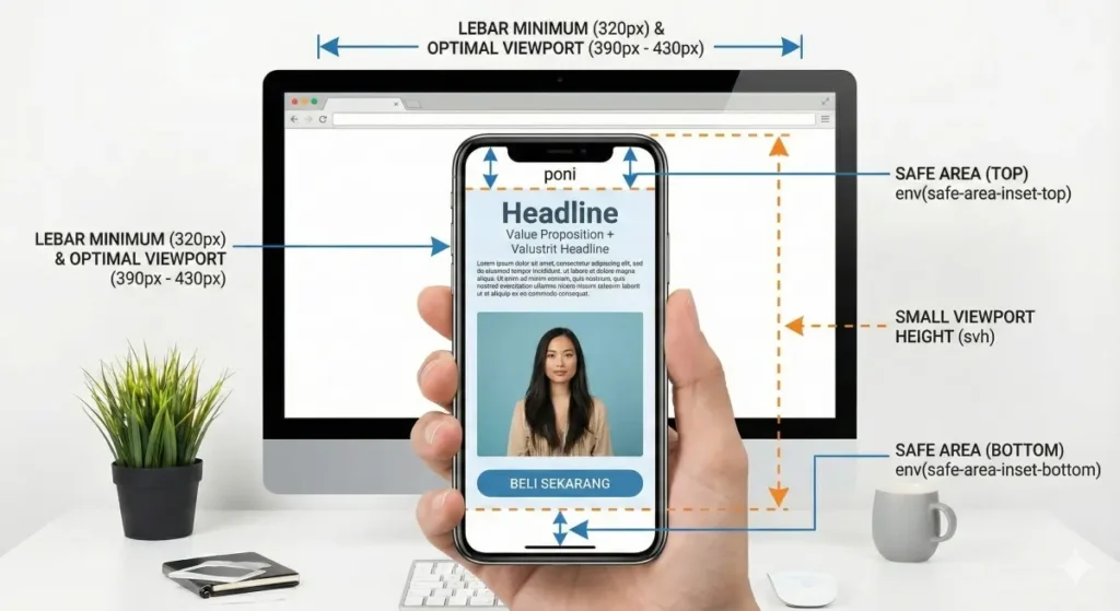 Standar Ukuran Landing Page Mobile