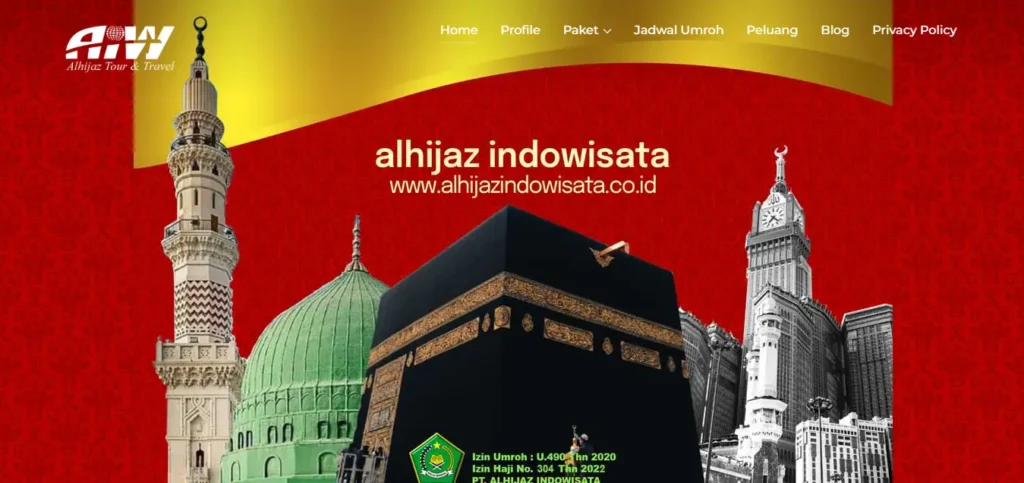 Website Alhijaz Indowisata
