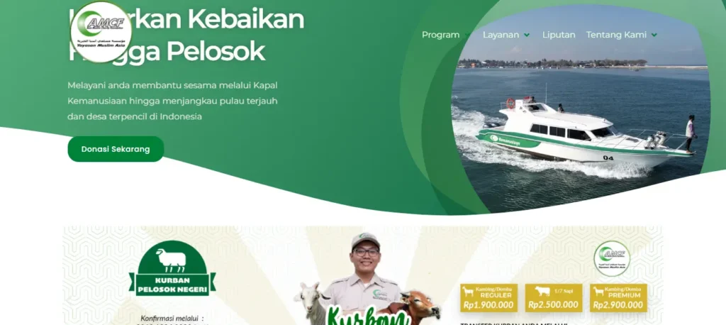 Website Asia Muslim Charity Foundation