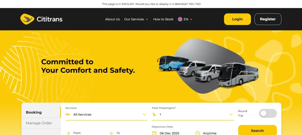 Website CitiTrans