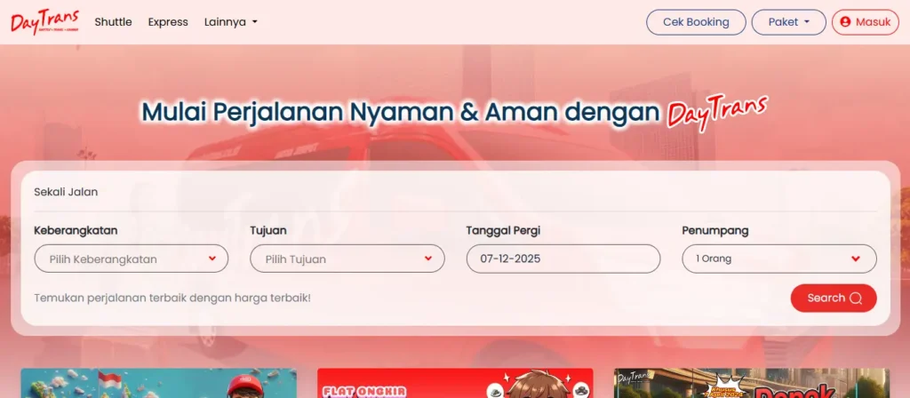 Website DayTrans