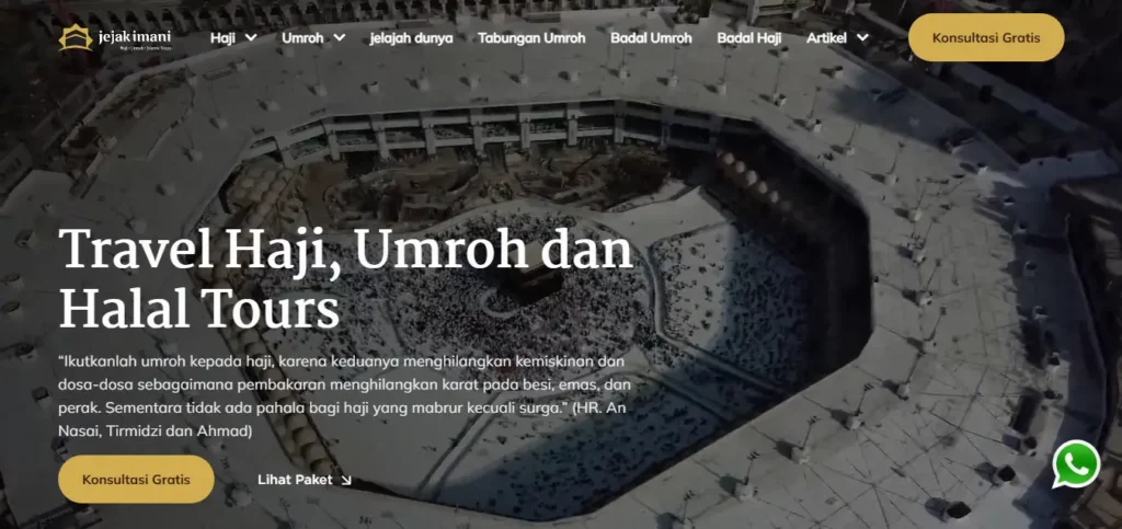 Website Jejak Imani
