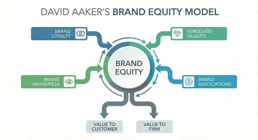 Elemen Brand Equity Model Aaker